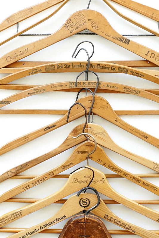 1950s~1970s VINTAGE WOODEN HANGER - 023