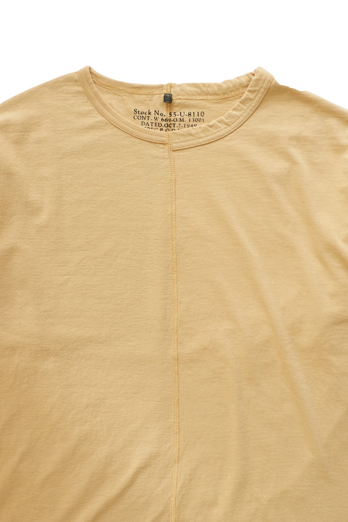 Nigel Cabourn - 40s & 50s MIX L/S SHIRT - YELLOW