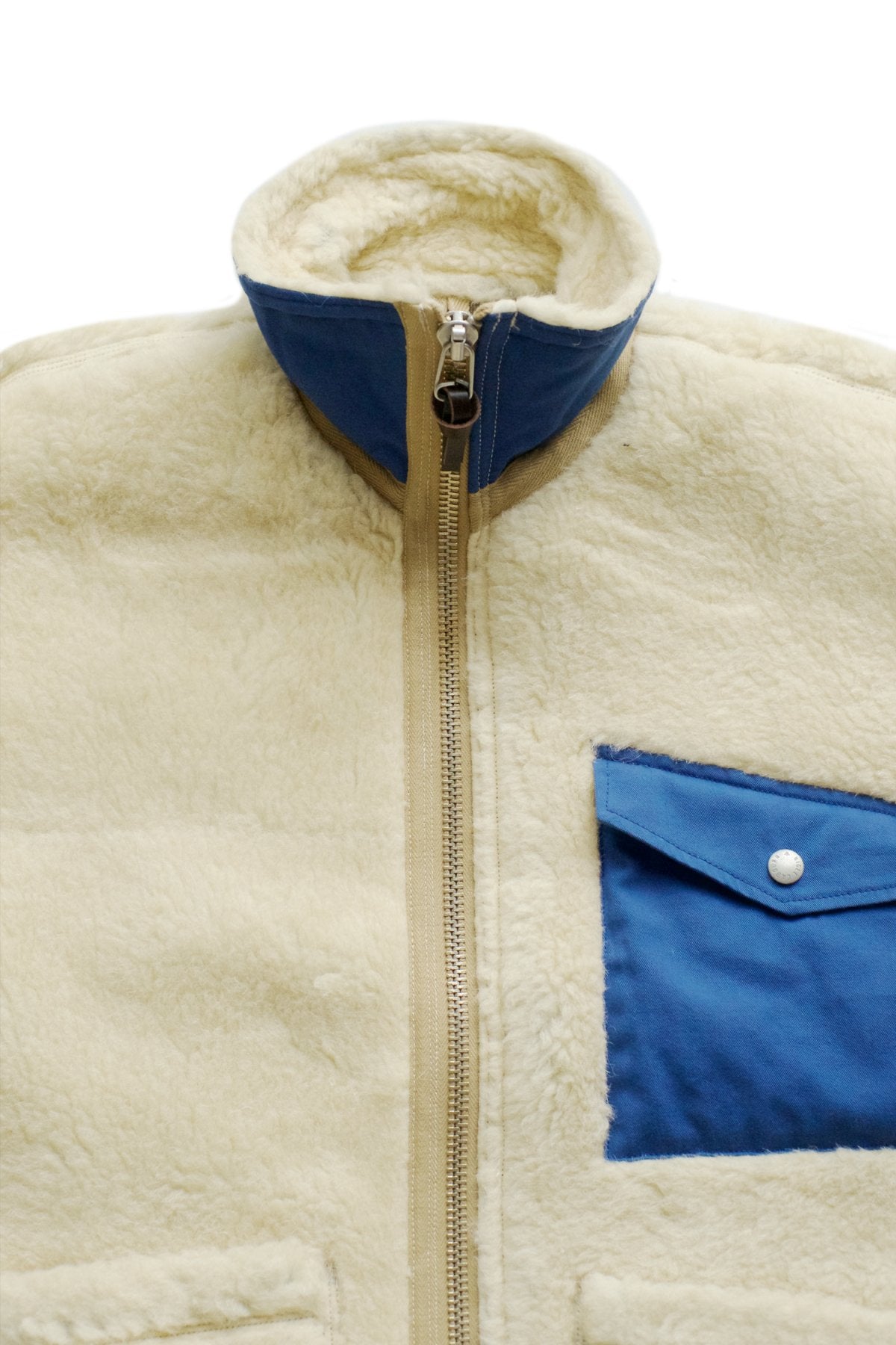 NIGEL CABOURN - SUB PILE JACKET - IVORY