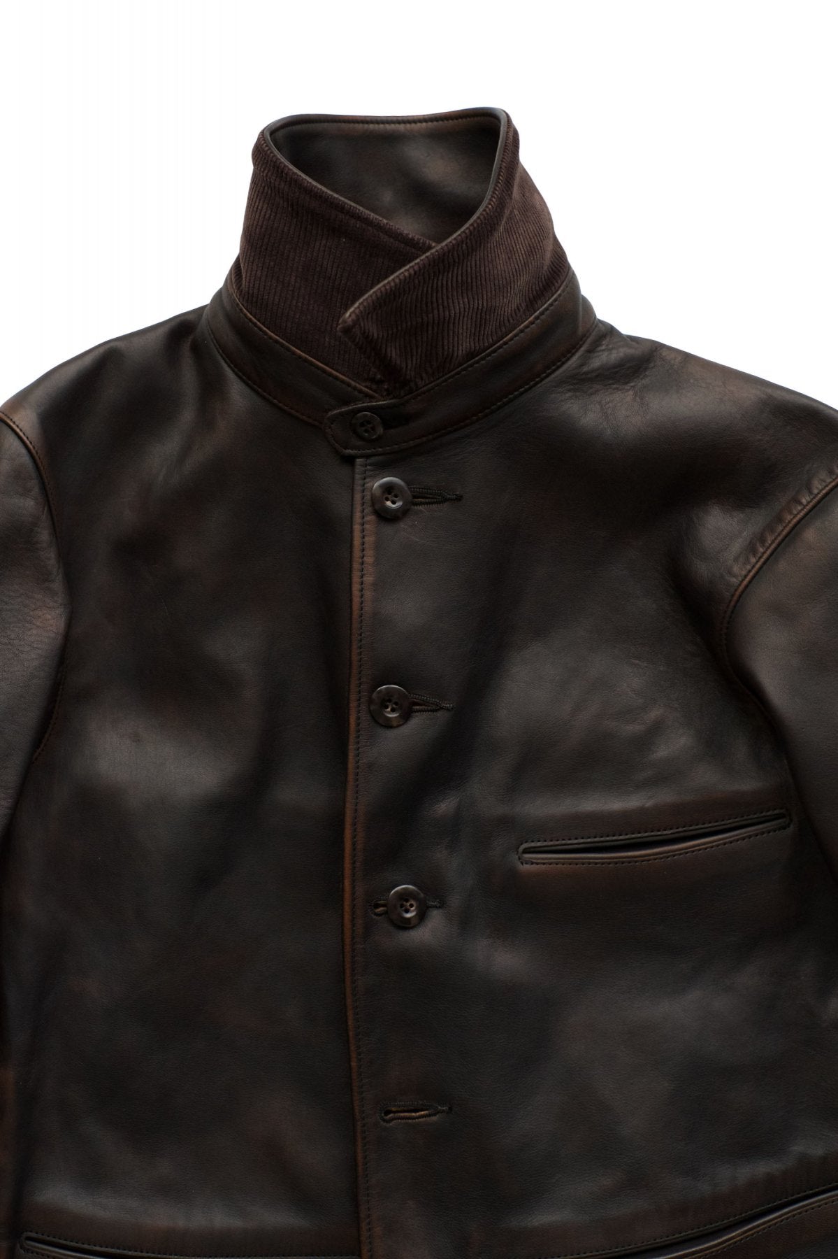 OLD JOE - HORSE HIDE AUTOMOBILE COAT - PATINA BROWN – PHAETON