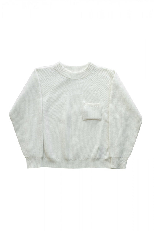 OLD JOE - MOCK-NECK SWEATER - NATURAL