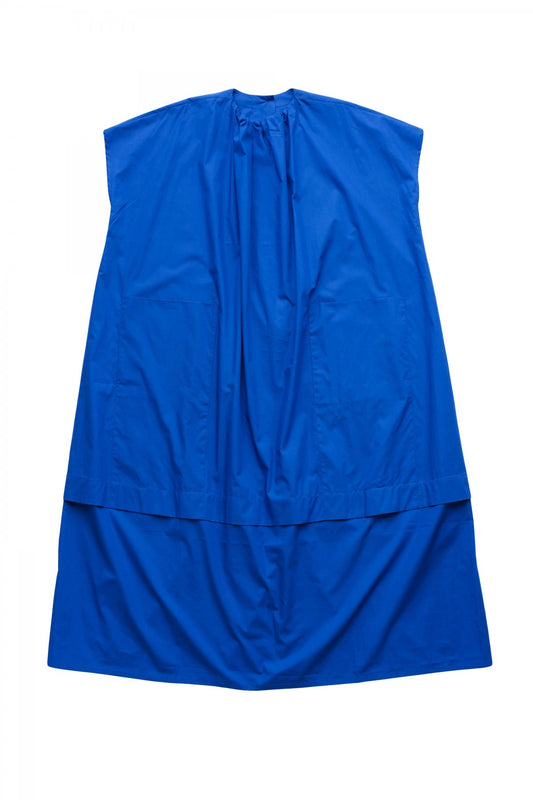 toogood for woman - THE POET DRESS - FINE COTTON - COBALT