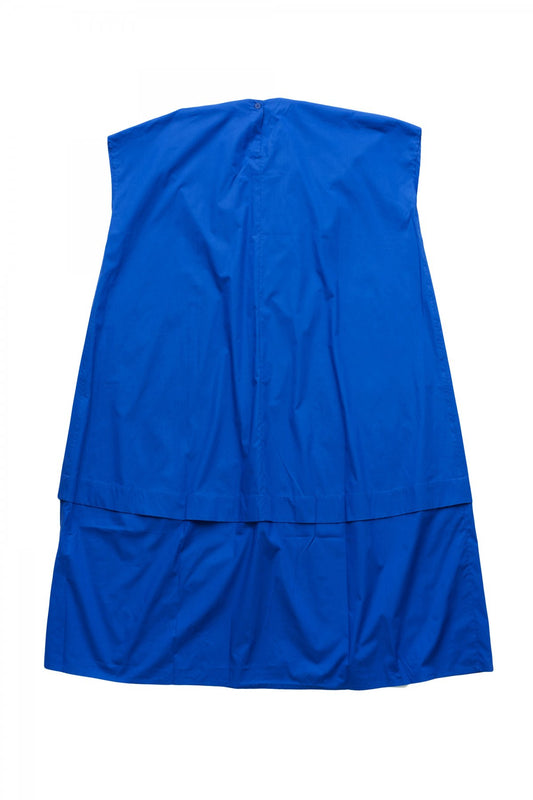toogood for woman - THE POET DRESS - FINE COTTON - COBALT