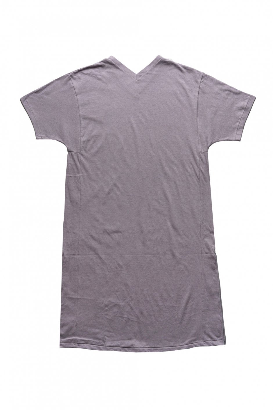 WRYHT - SLIT V-NECK TEE DRESS - HYDRANGEA