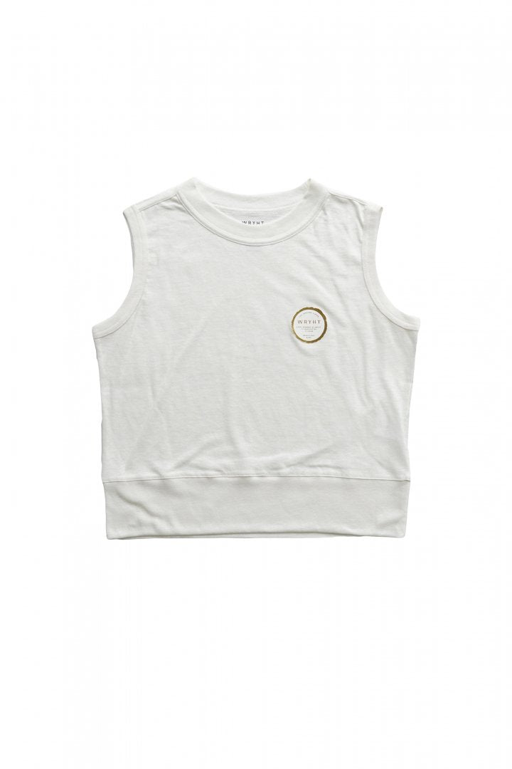 WRYHT - SLEEVELESS TEE - BONE