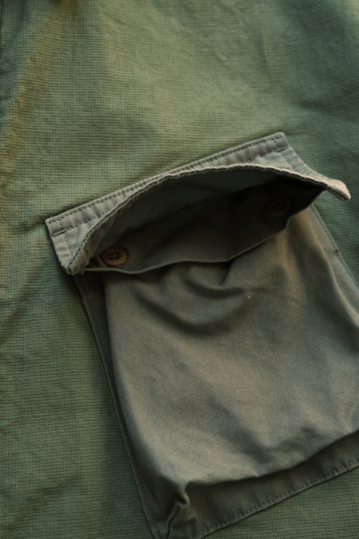 Nigel Cabourn - DESERT ARMY SHIRT S/S - OLIVE