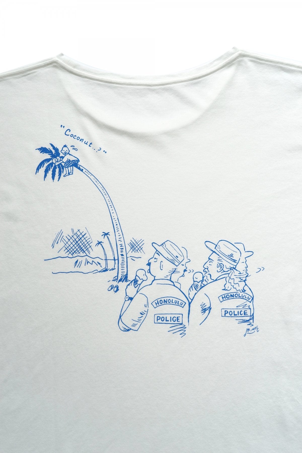 Porter Classic - T-SHIRT / OMOIDE HAWAIIAN COCONUT - WHITE