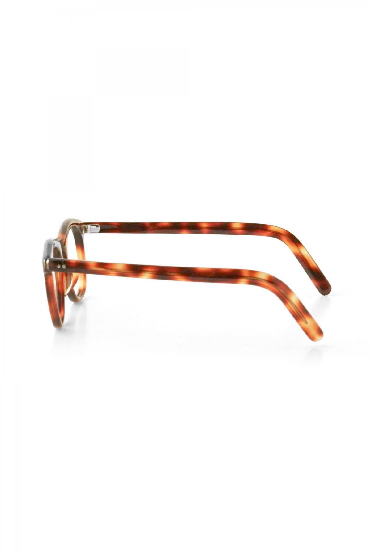 1950s FRANCE VINTAGE EYEGLASS - DEMI AMBER - OPT-503