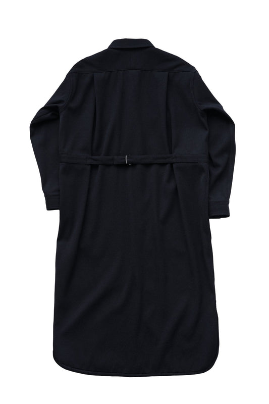 Nigel Cabourn woman - LONG CPO DRESS(MELTON) - NAVY
