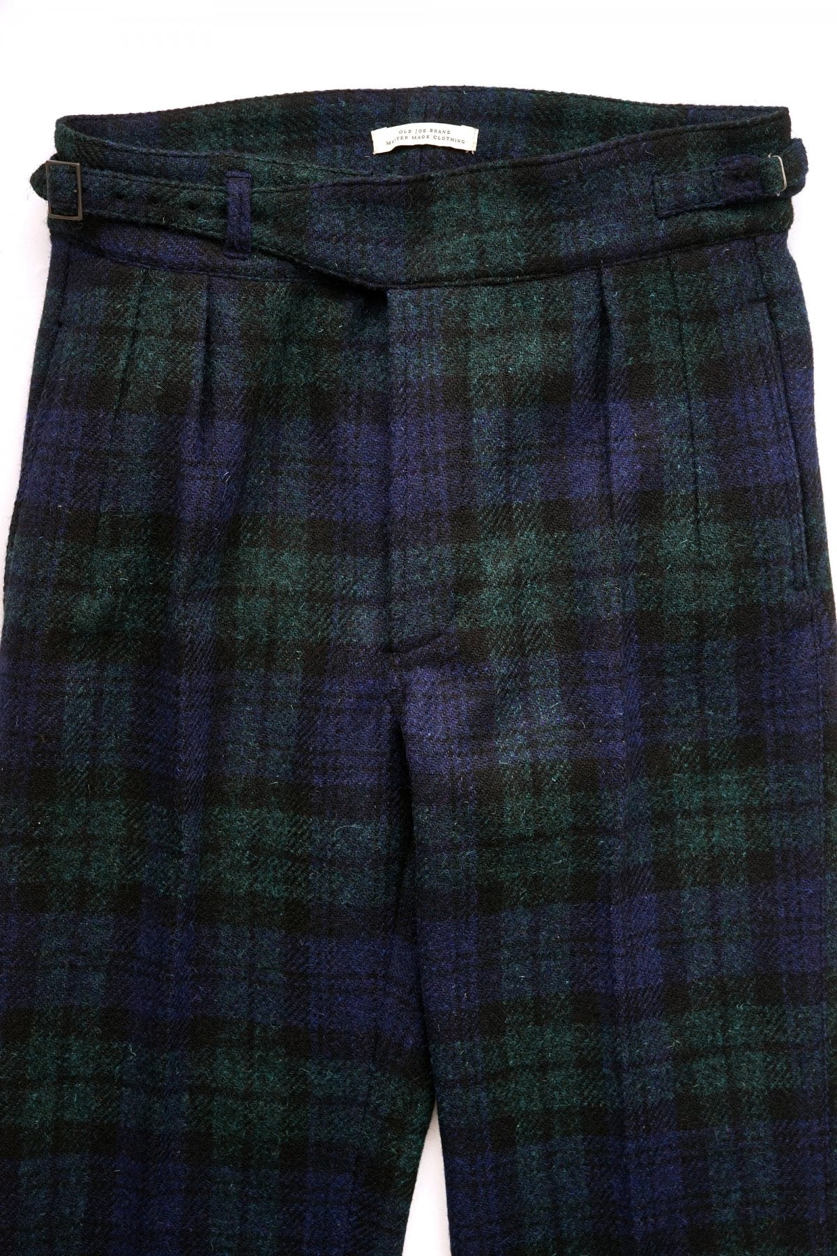 OLD JOE ★★★ - EXCLUSIVE SIDE BUCKLE GRUKHA TROUSER - BLACK WATCH