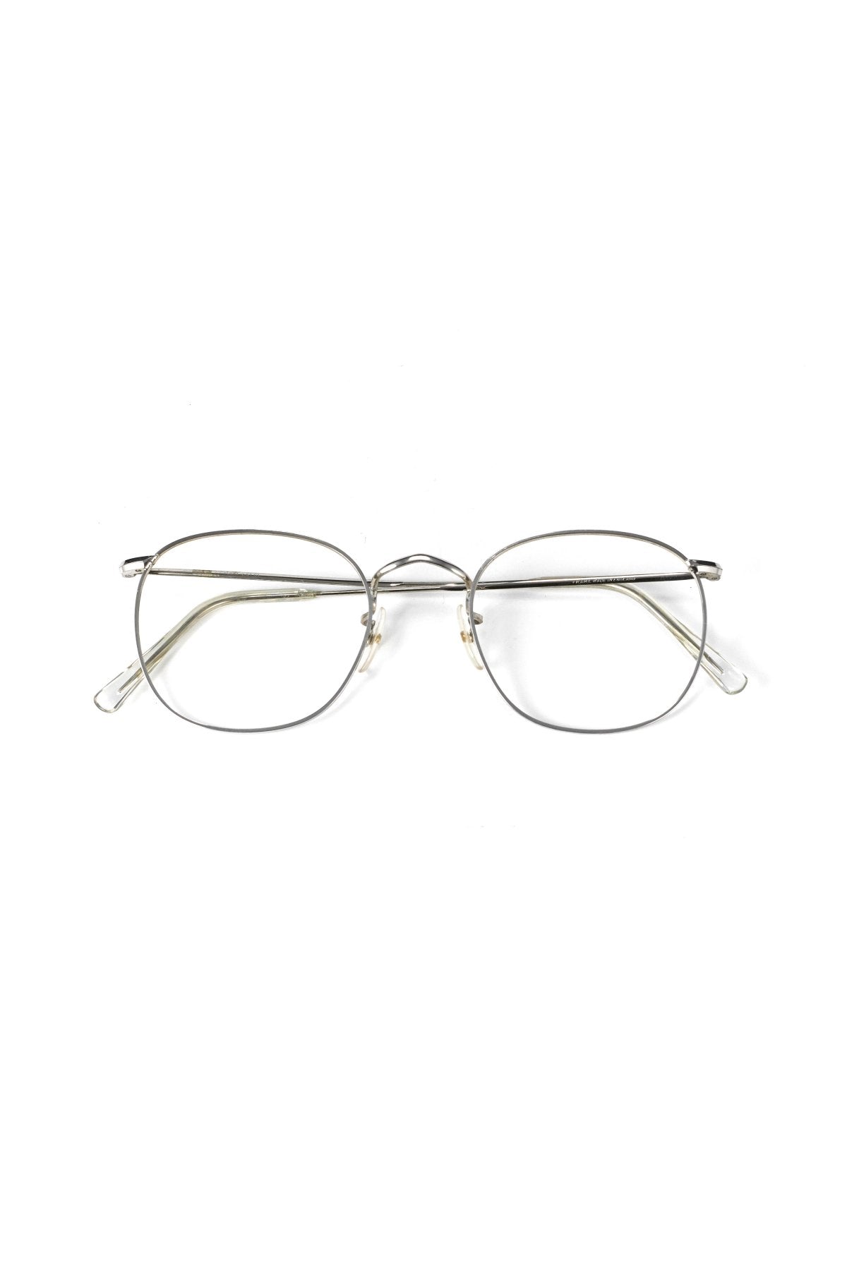 1960s ALGHA BRITISH VINTAGE EYEWEAR METAL WELLINGTON - OPT-607
