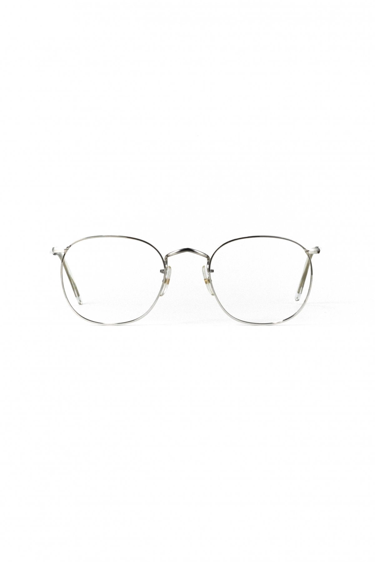 1960s ALGHA BRITISH VINTAGE EYEWEAR METAL WELLINGTON - OPT-607