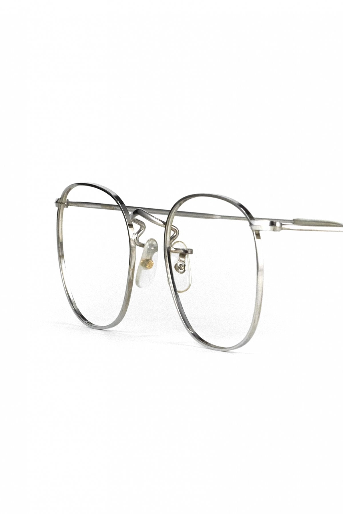 1960s ALGHA BRITISH VINTAGE EYEWEAR METAL WELLINGTON - OPT-607