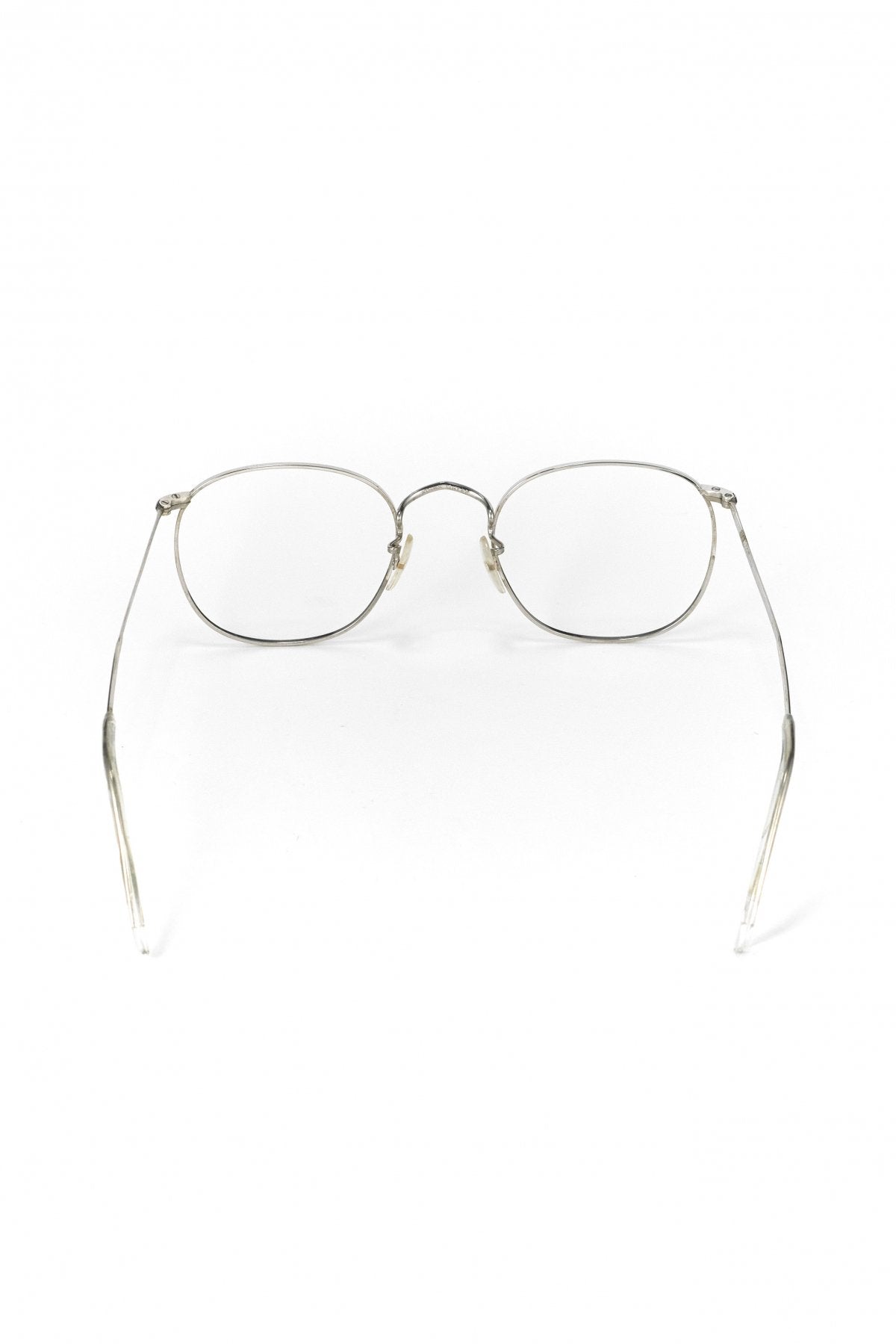 1960s ALGHA BRITISH VINTAGE EYEWEAR METAL WELLINGTON - OPT-607