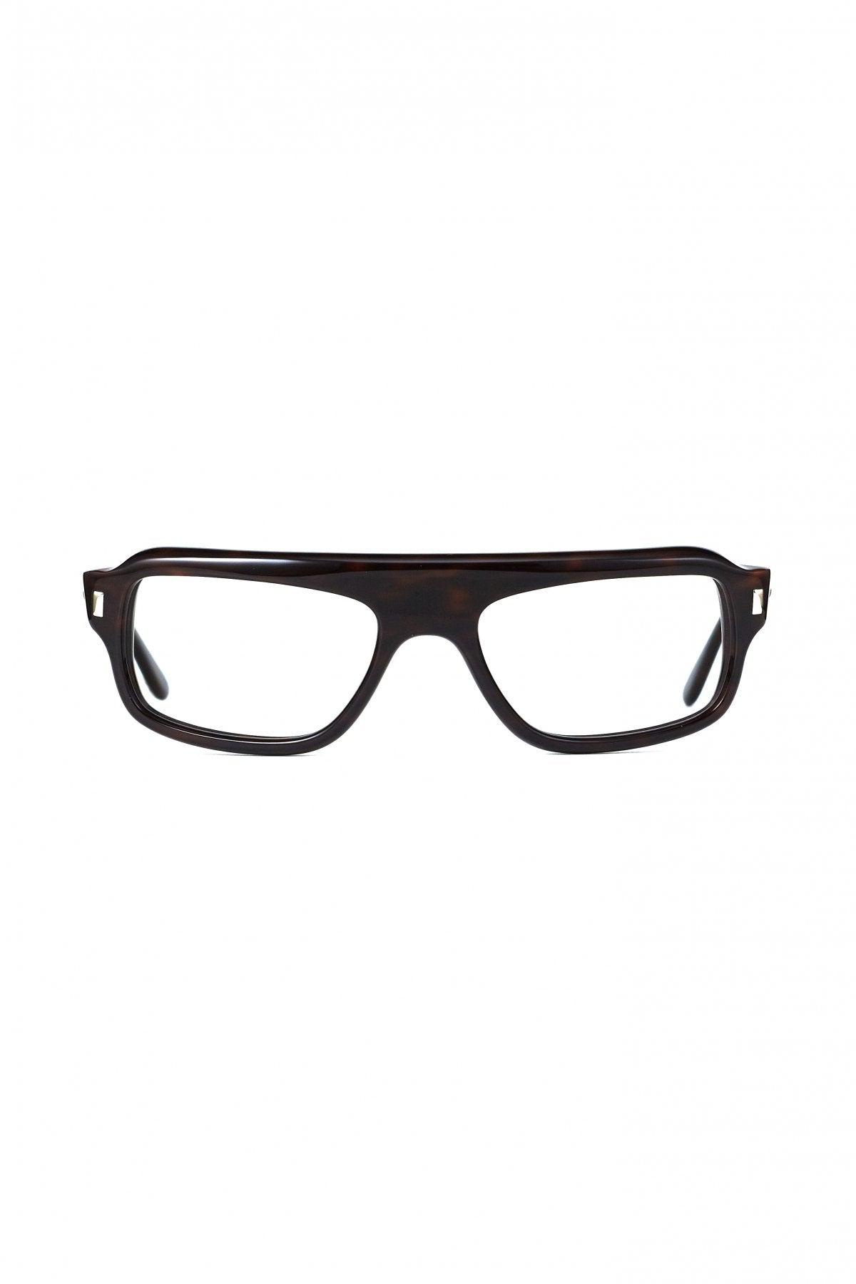 1960s BRITISH VINTAGE EYEWEAR BROWN MARBLE- OPT-612