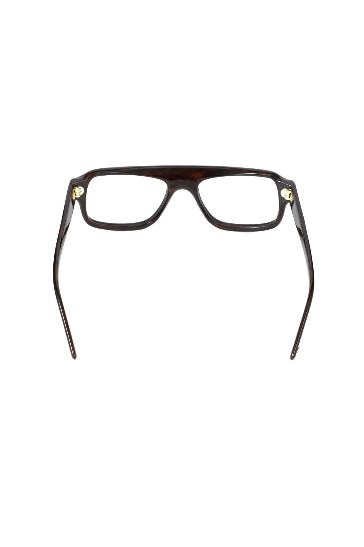 1960s BRITISH VINTAGE EYEWEAR BROWN MARBLE- OPT-612