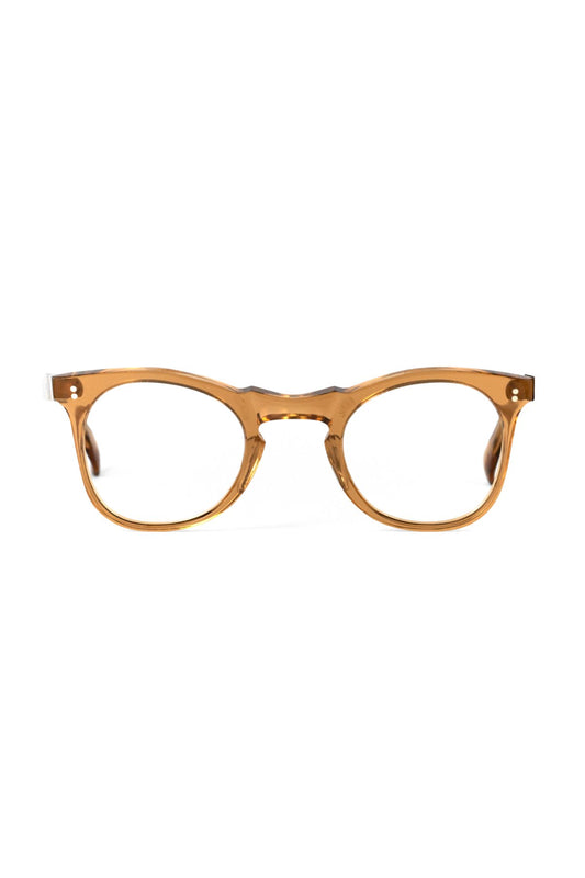 1960s FRANCE VINTAGE EYEGLASS BROWN SMOKE - OPT-624