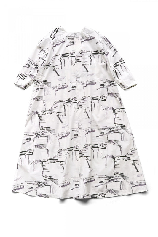 toogood for woman - THE ASTROLOGER DRESS - PLOUGHED FIELDS