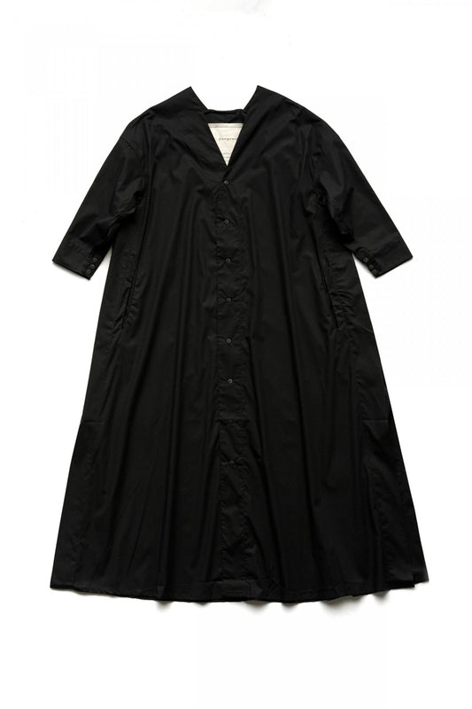 toogood for woman - THE ASTROLOGER DRESS - FINE COTTON - FLINT