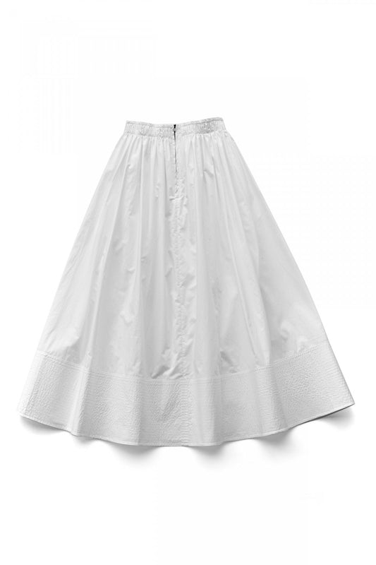 toogood for woman - THE BELLRINGER SKIRT - CRISP COTTON - CHALK
