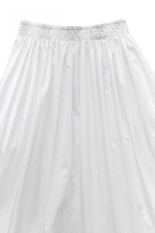 toogood for woman - THE BELLRINGER SKIRT - CRISP COTTON - CHALK