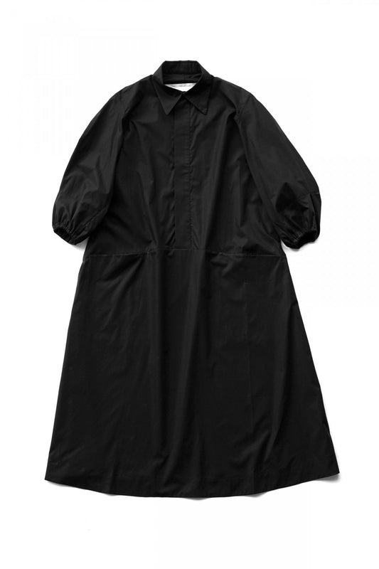 toogood for woman - THE HOUSEKEEPER DRESS SHORT SLEEVE -FINE COTTON - FLINT