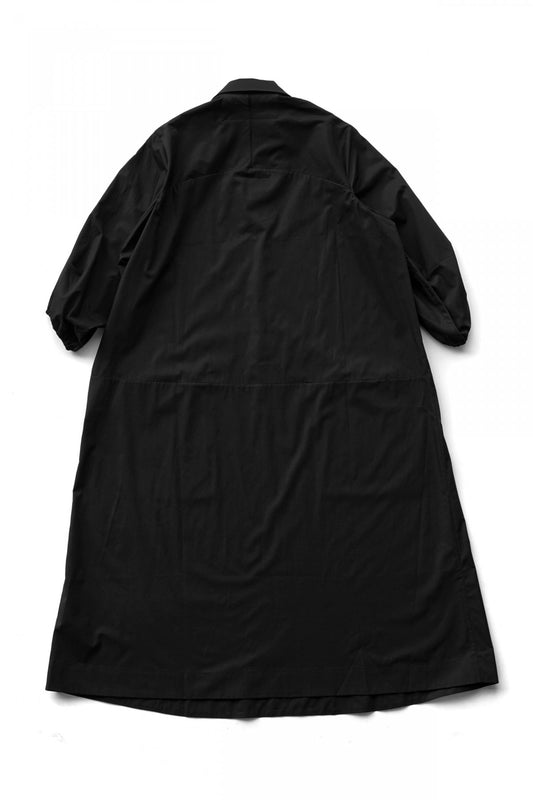 toogood for woman - THE HOUSEKEEPER DRESS SHORT SLEEVE -FINE COTTON - FLINT