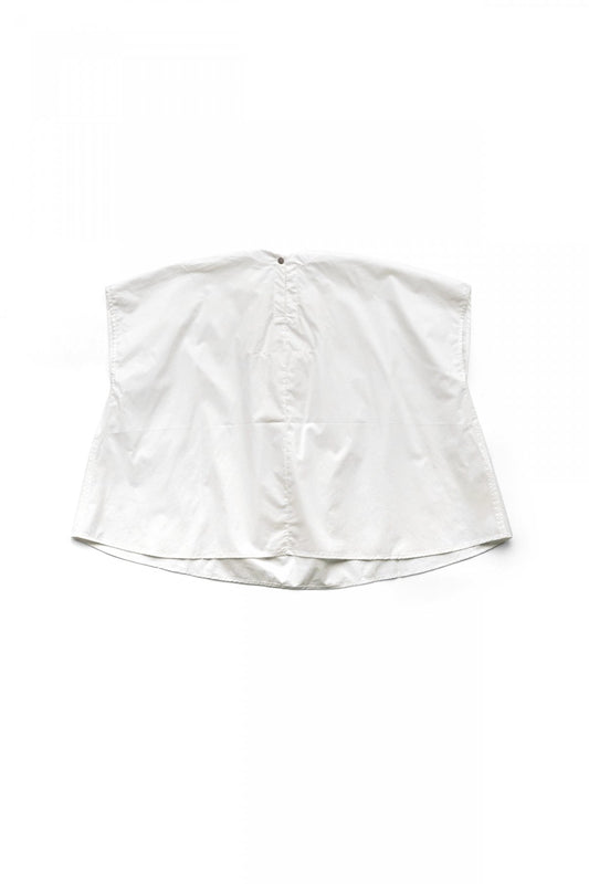 toogood for woman - THE POET TOP - CRISP COTTON - CHALK