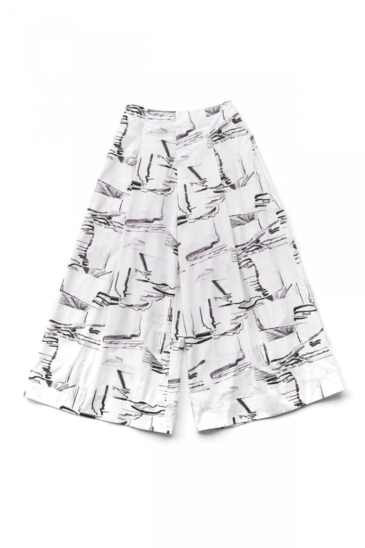 toogood for woman - THE SAILMAKER TROUSER - PRINTED POPLIN - PLOUGHED FIELDS