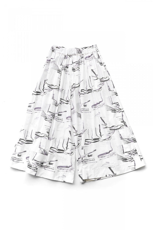 toogood for woman - THE SAILMAKER TROUSER - PRINTED POPLIN - PLOUGHED FIELDS