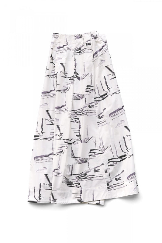 toogood for woman - THE SAILMAKER TROUSER - PRINTED POPLIN - PLOUGHED FIELDS