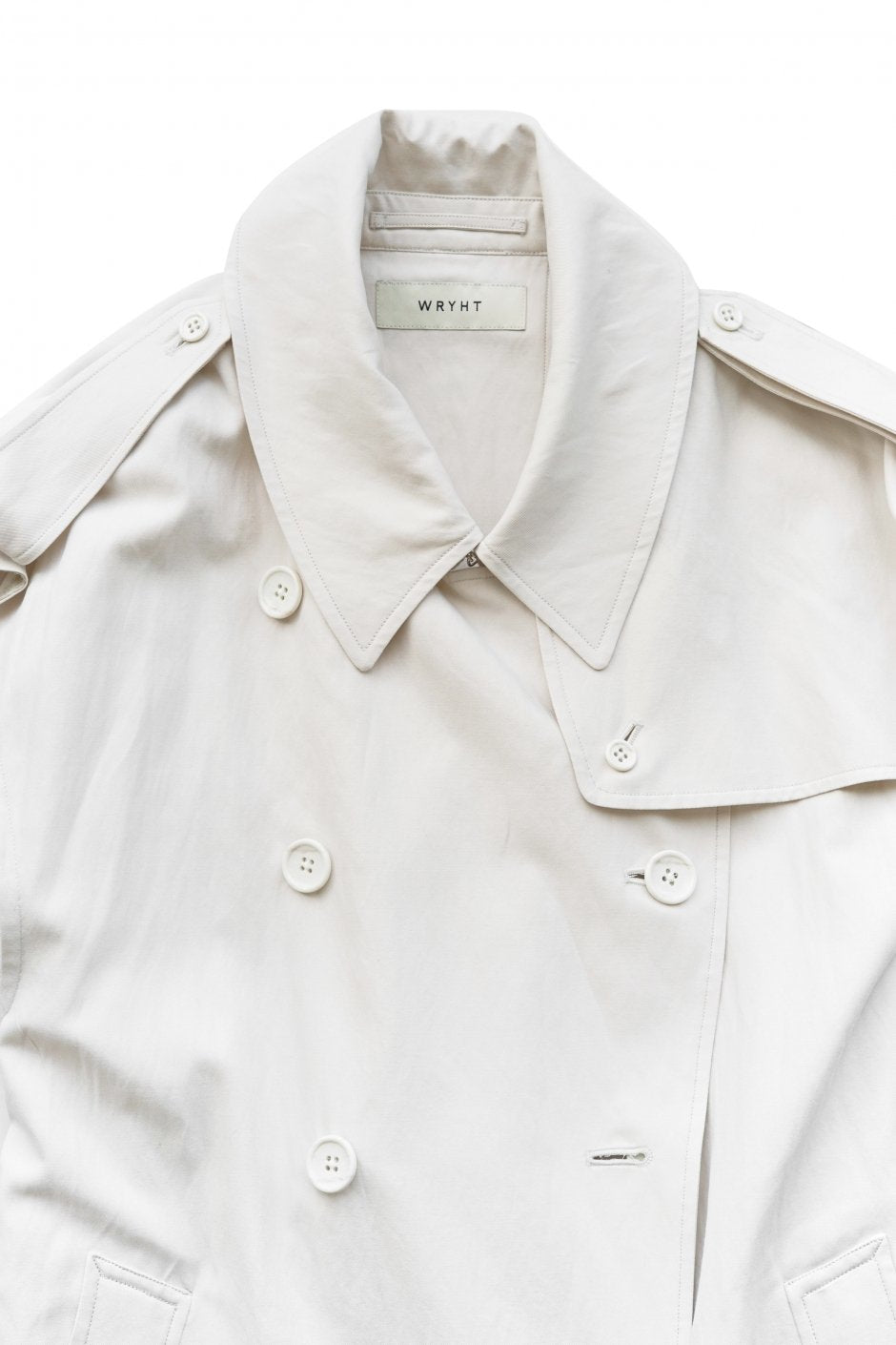 WRYHT - TRENCH MANTLE DRESS - NATURAL