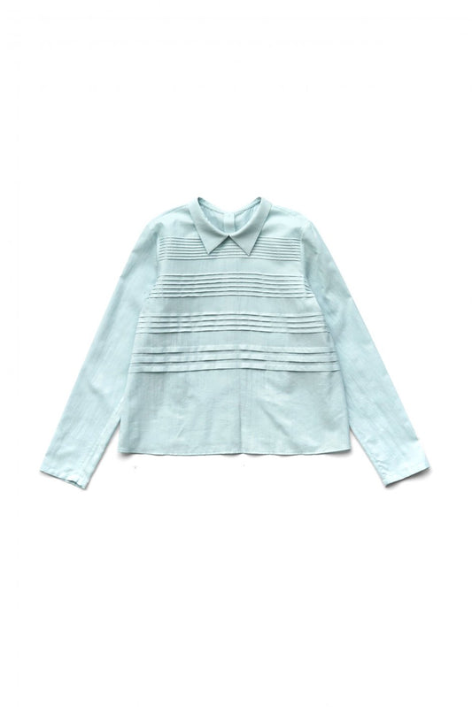 humoresque - PIN TUCK BLOUSE - MINT