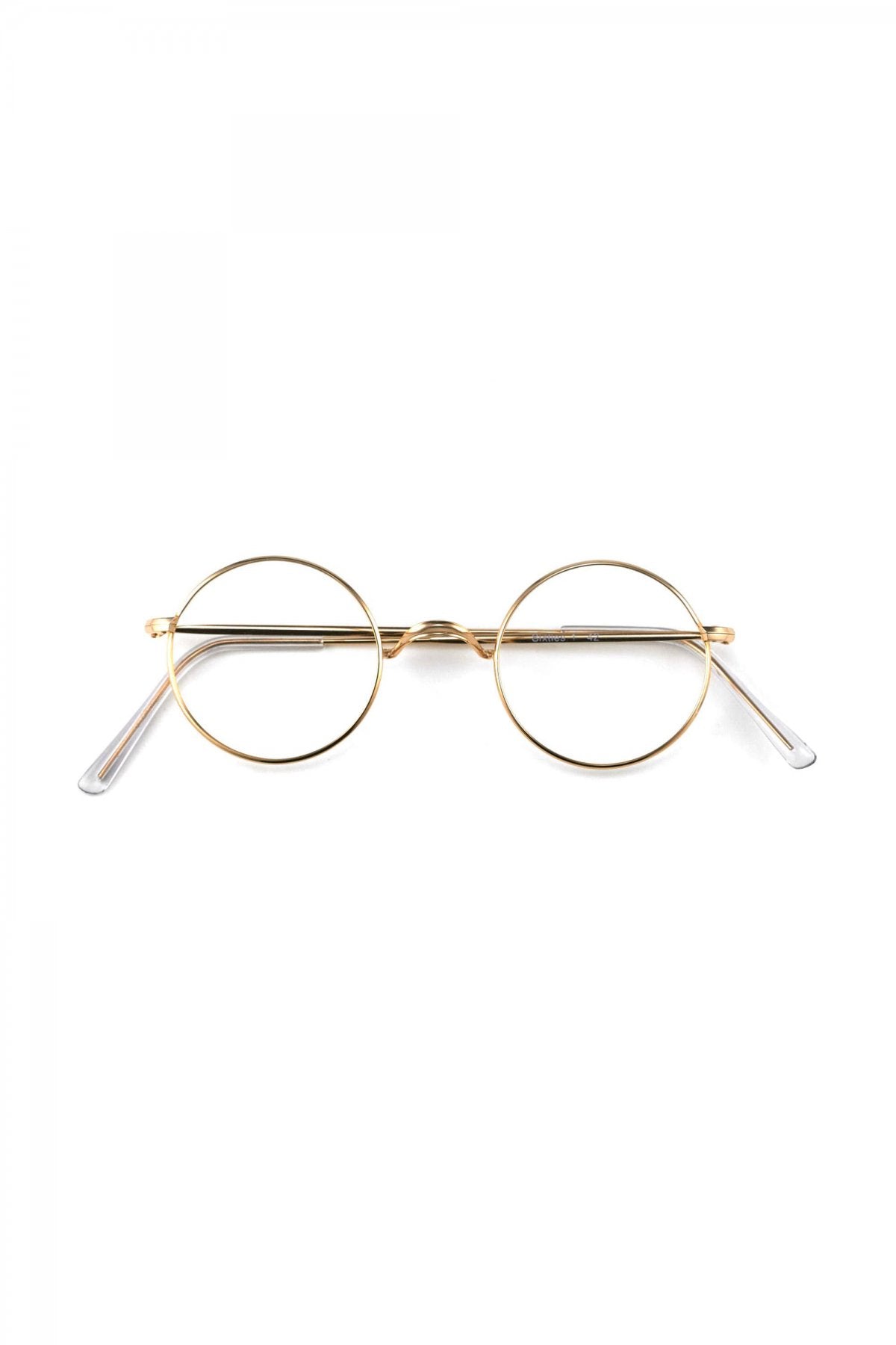 1960s BRITISH VINTAGE EYEWEAR METAL ROUND - OPT-658