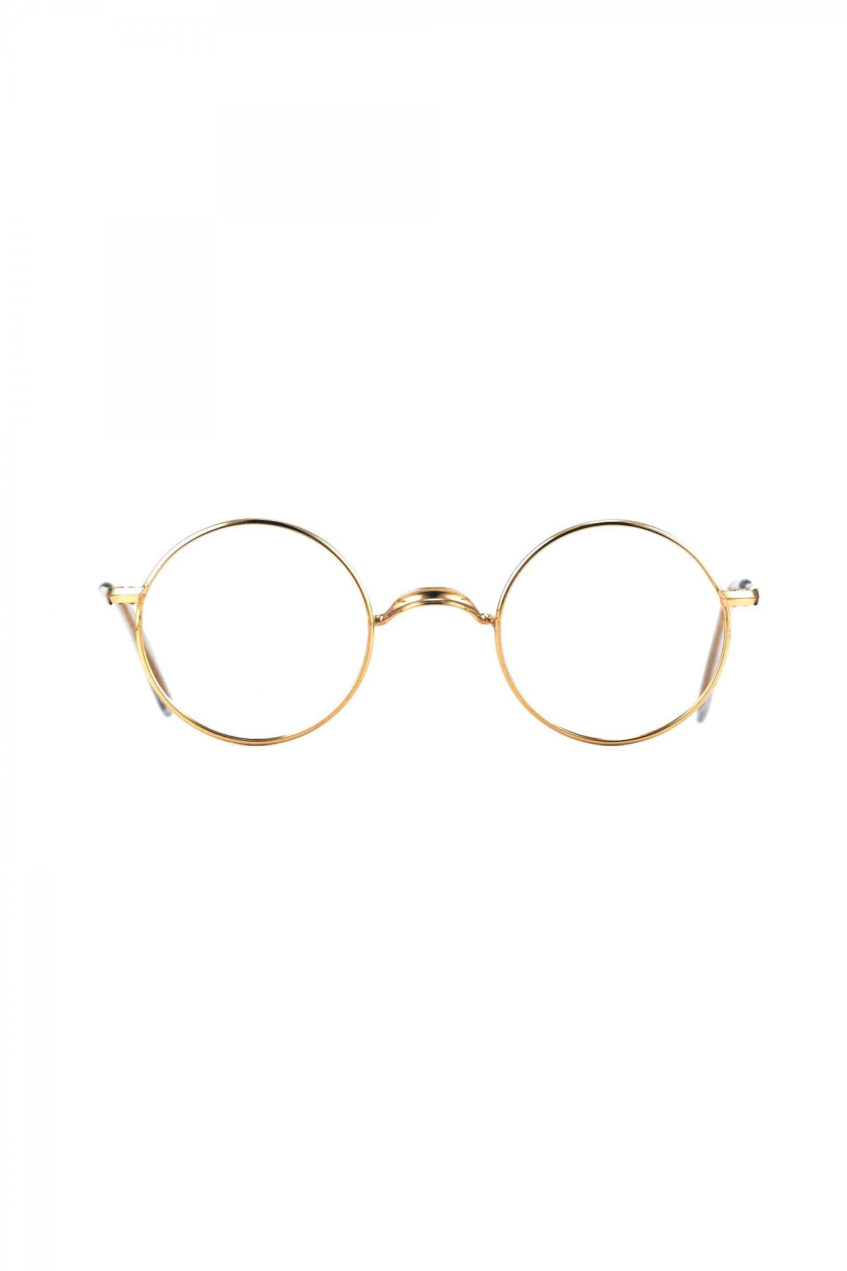 1960s BRITISH VINTAGE EYEWEAR METAL ROUND - OPT-658