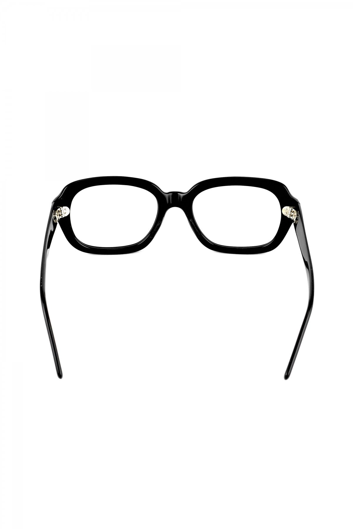 1960s BRITISH VINTAGE EYEWEAR SQUARE BLACK - OPT-719