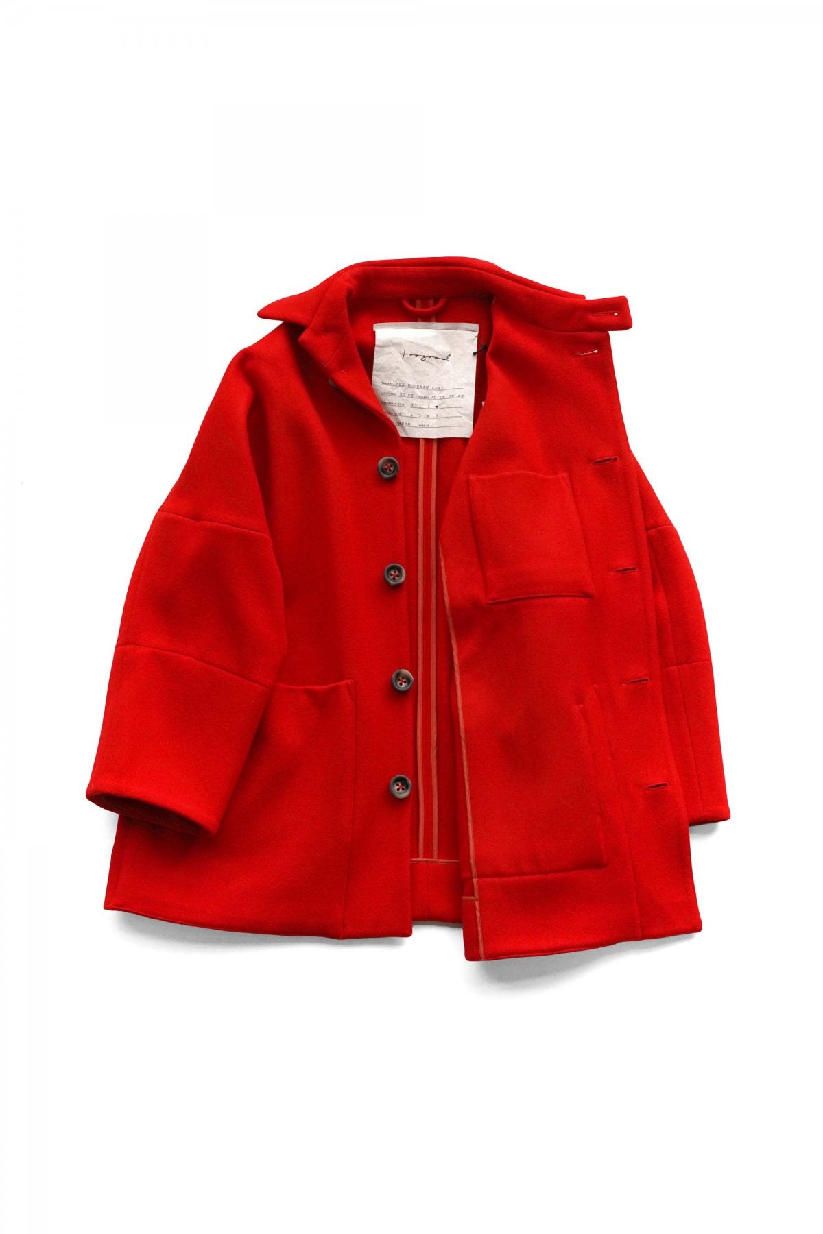 toogood - THE DOORMAN JACKET - CAVALRY TWILL - SCARLET