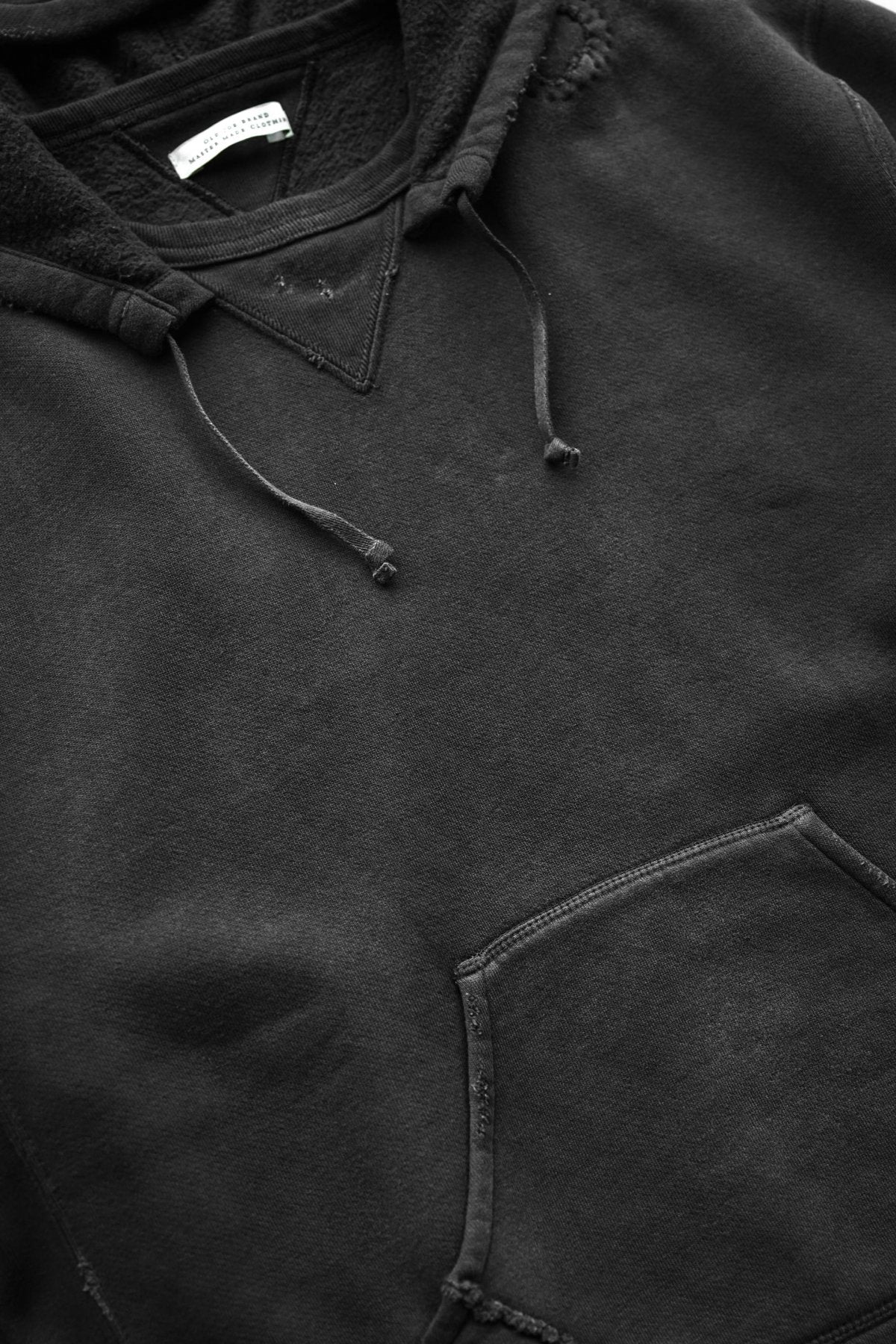 OLD JOE - PATINA COTTON SWEAT HOODIE (SCAR FACE) - BLACK