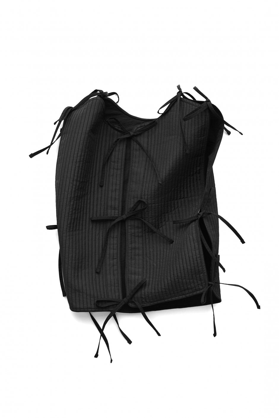 WRYHT - QUILTED BIB - BLACK
