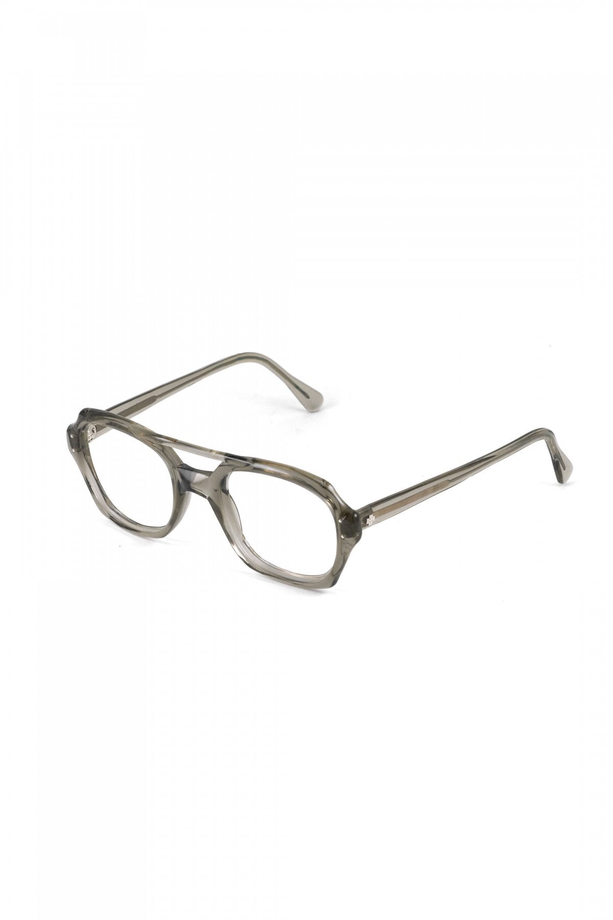 1960s USA VINTAGE EYEWEAR - W-BRIDGE GRAY SMOKE - OPT-785