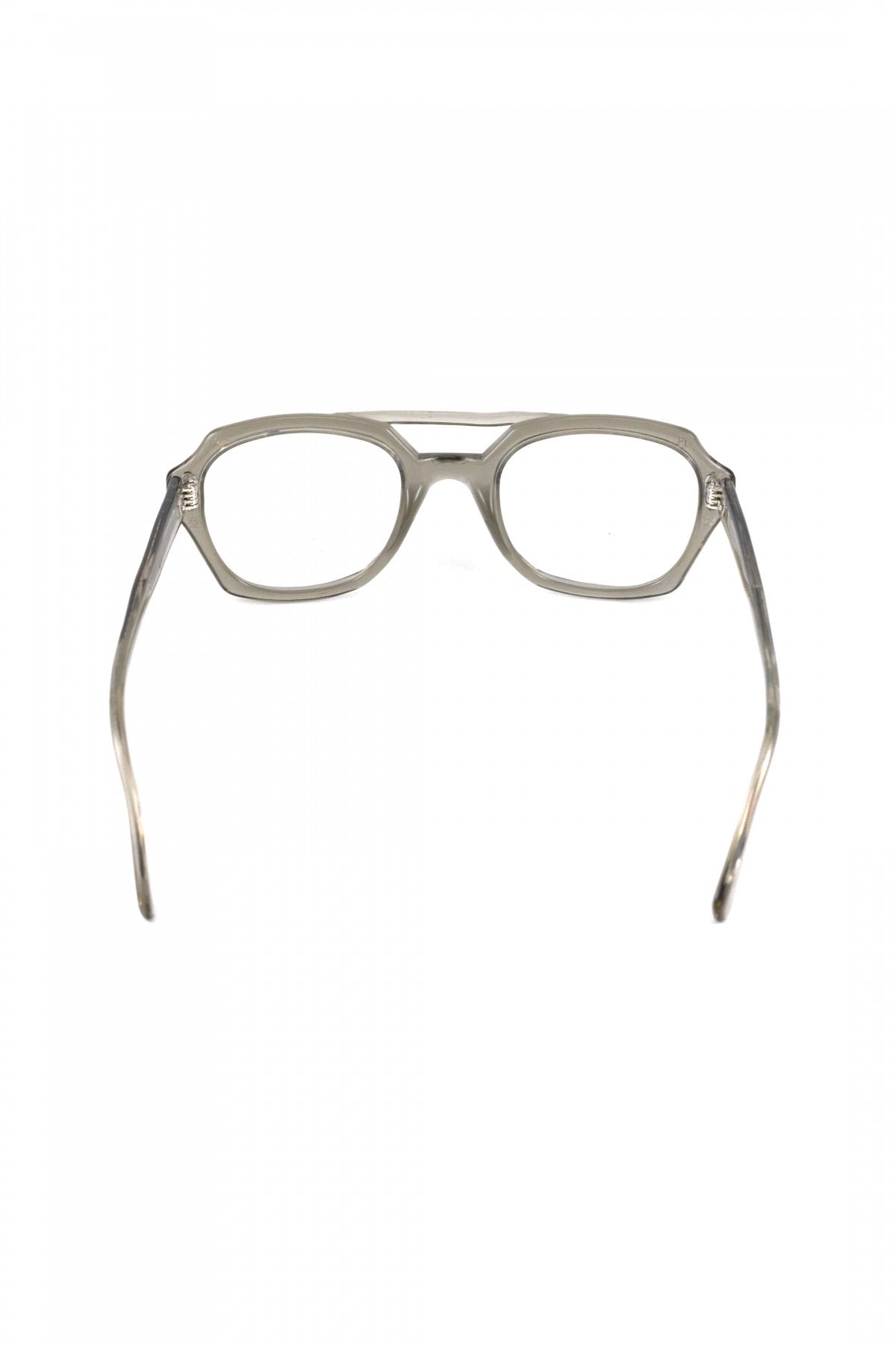 1960s USA VINTAGE EYEWEAR - W-BRIDGE GRAY SMOKE - OPT-785
