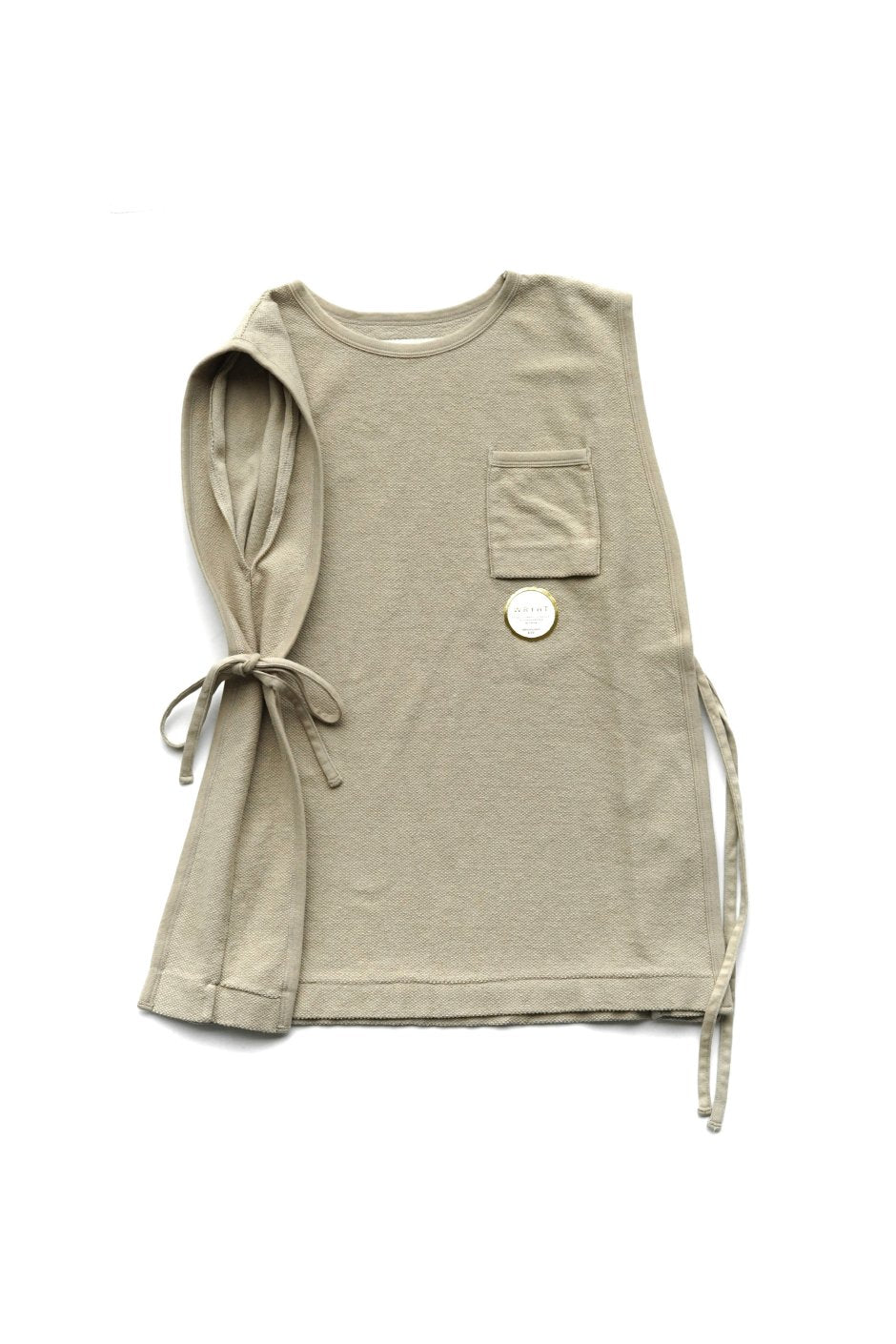WRYHT - DOBBY WAFFLE SQUARE TOP - MINK