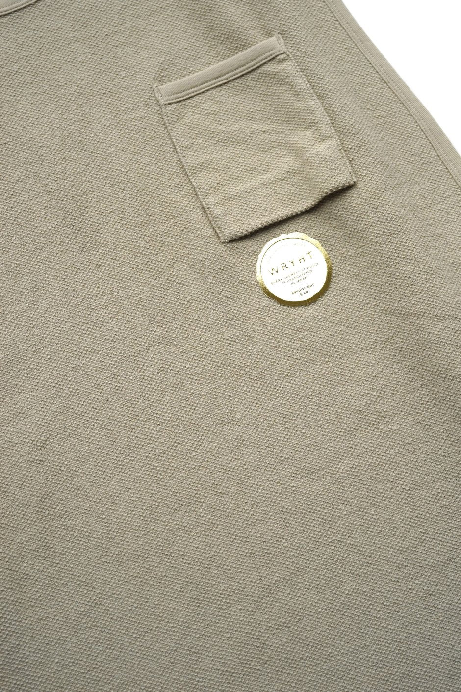 WRYHT - DOBBY WAFFLE SQUARE TOP - MINK