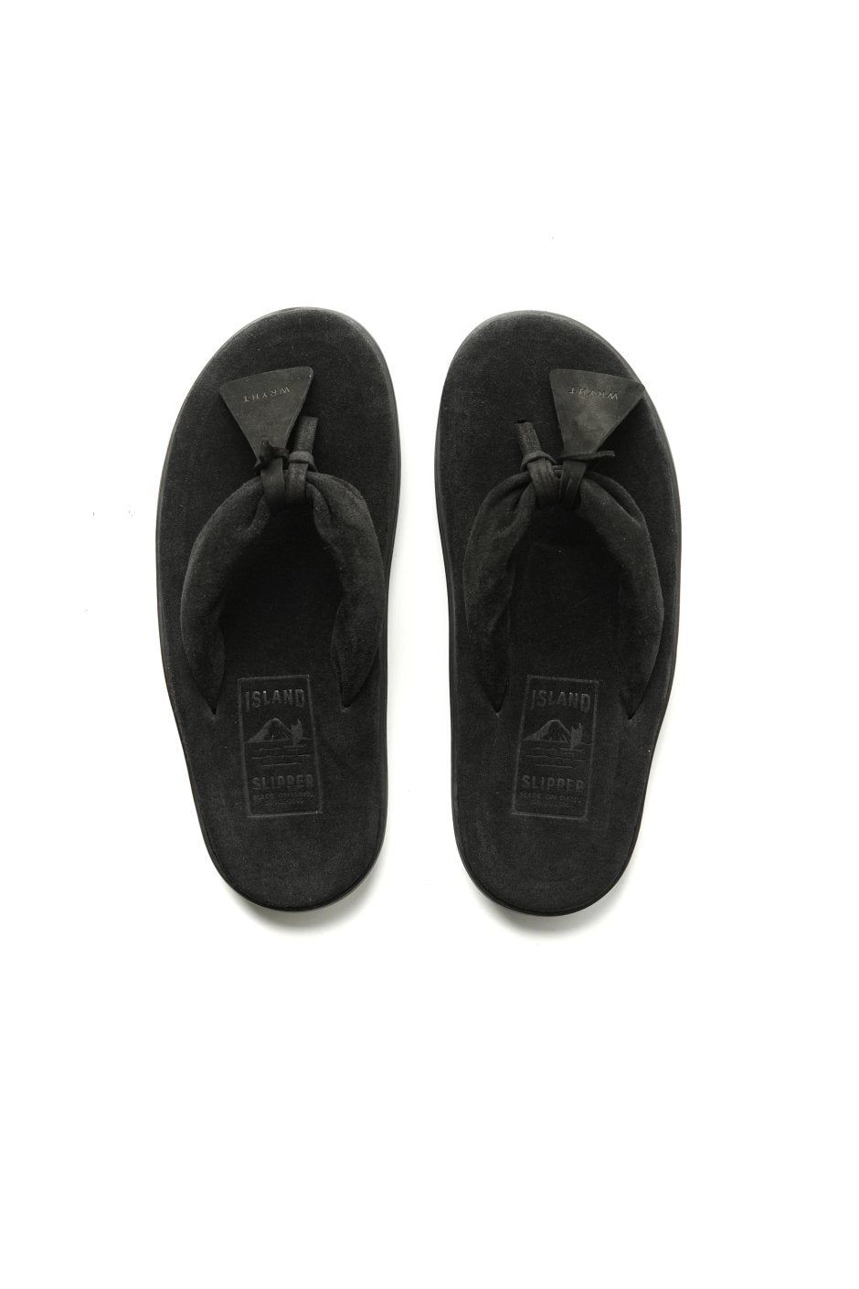 WRYHT - SUEDE SETTA SLIPPER - BLACK