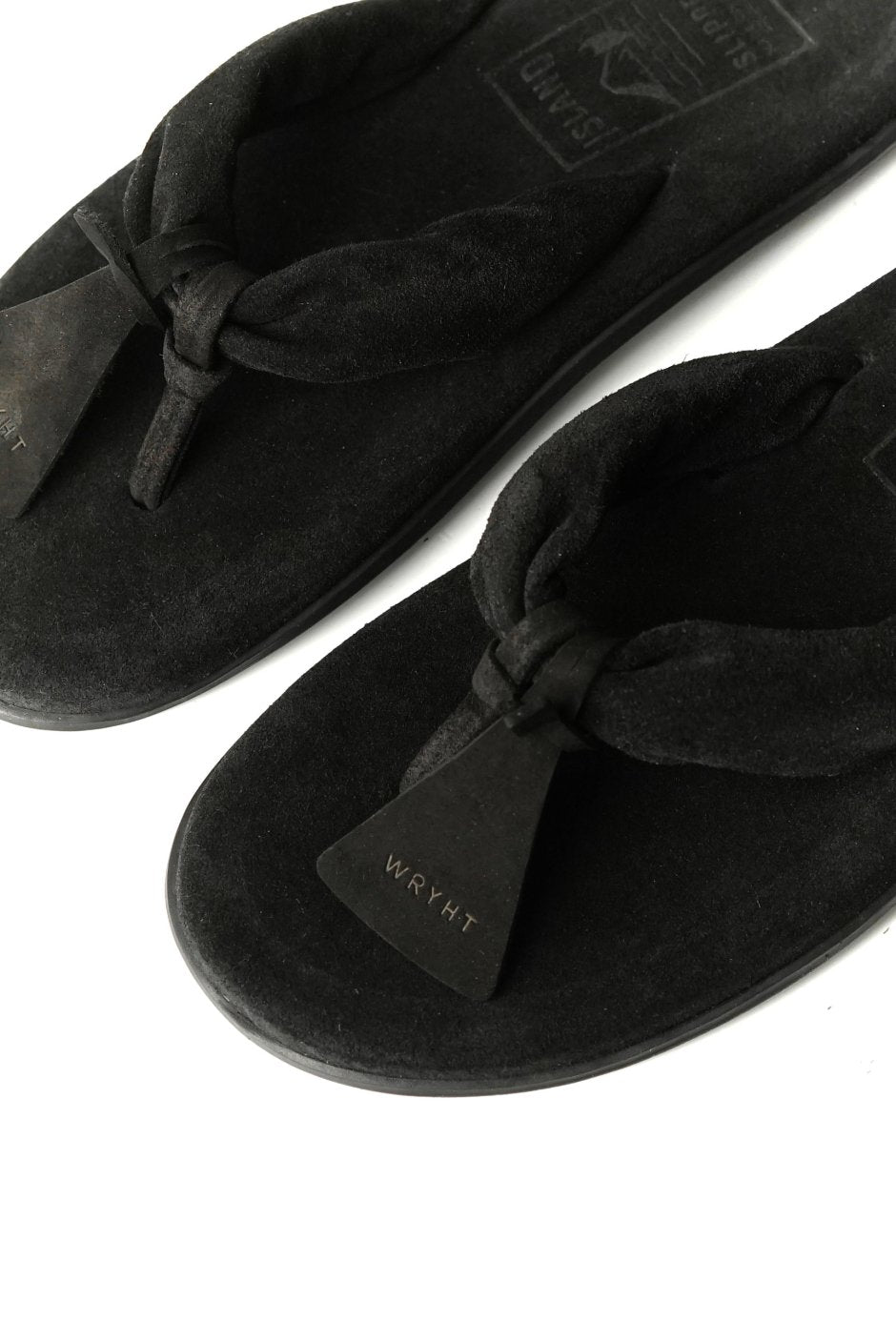 WRYHT - SUEDE SETTA SLIPPER - BLACK