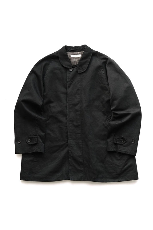 OLD JOE - FLY FRONT DUSTER JACKET - BLACK