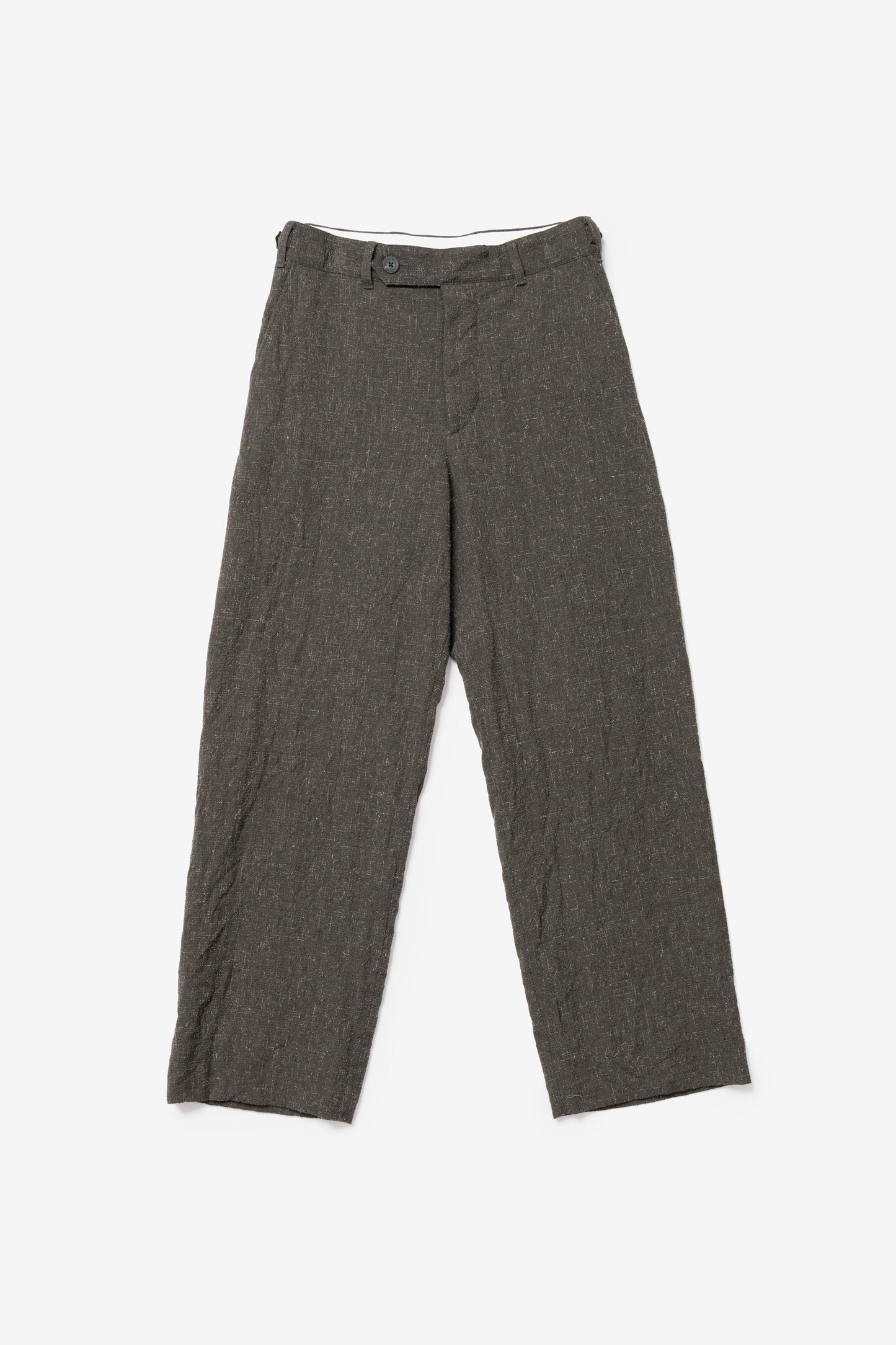 calmlence - PANTS031 - NO PLEATED WIDE PANTS - KHK