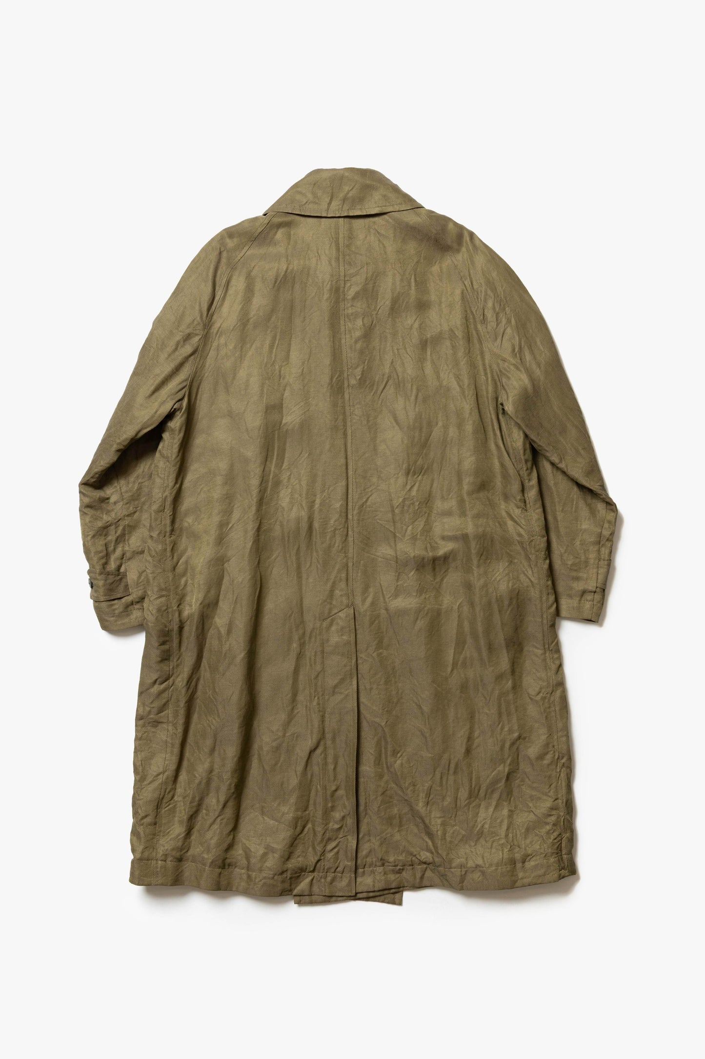 calmlence - COAT010 DOUBLE BREASTED COAT - DBEG