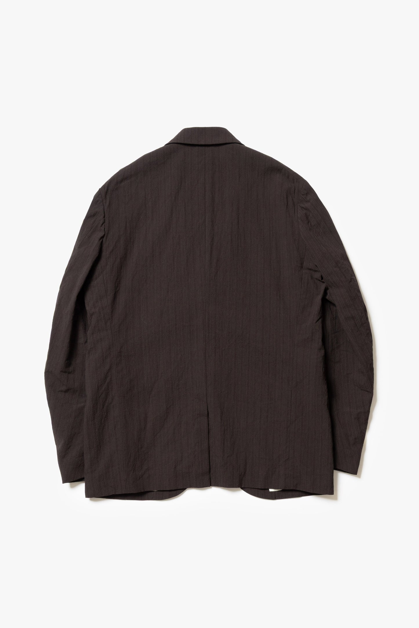 calmlence - JACKET043 NOTCHED LAPEL SACK COAT - BRNST