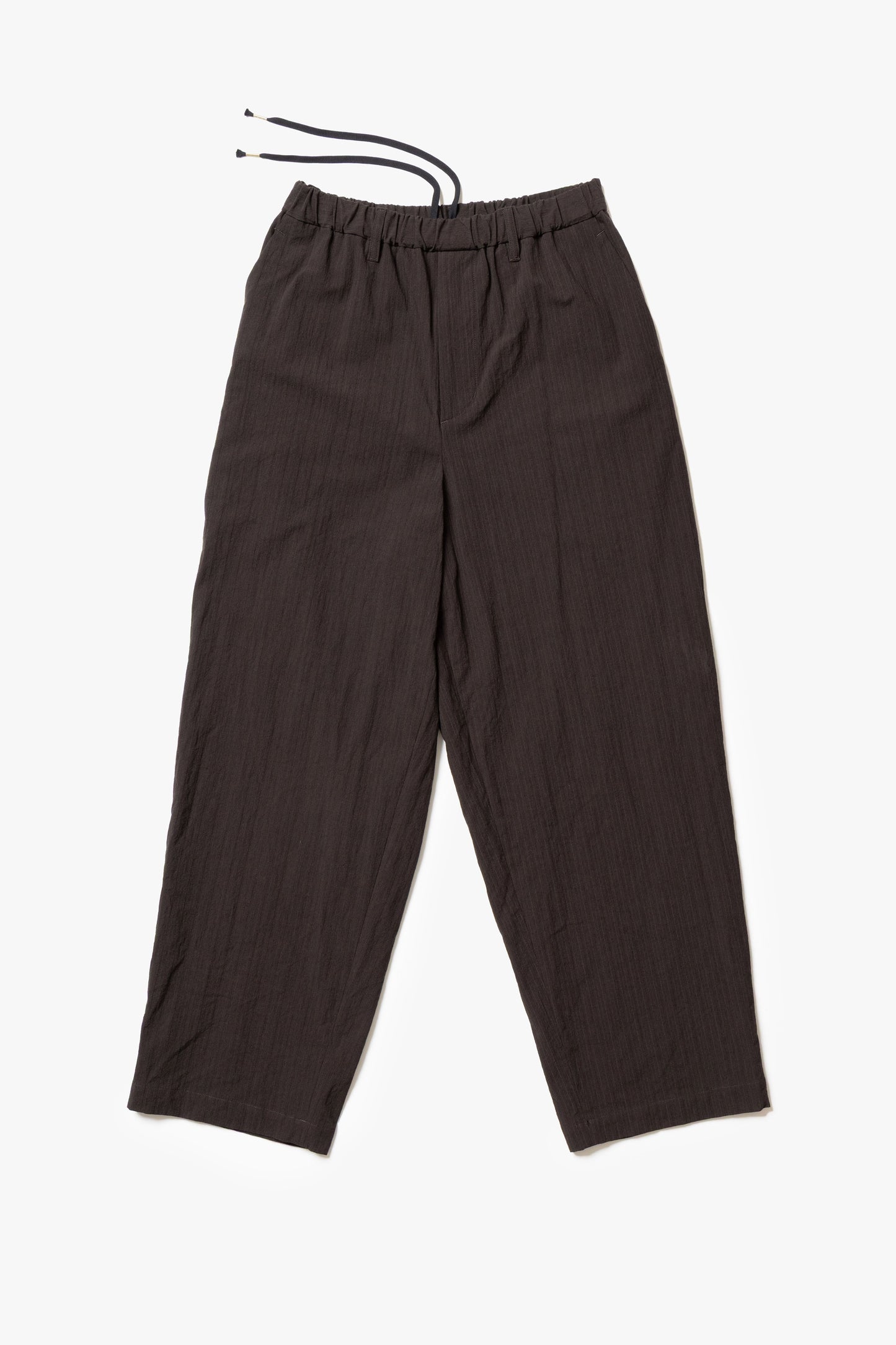 calmlence - PANTS044 NO PLEATED EASY STRAIGHT - BRNST